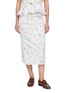 KIKA VARGAS Zhao Floral Midi Skirt