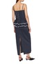 Back View - Click To Enlarge - KIKA VARGAS - Alanna Cotton Midi Dress