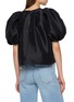 Back View - Click To Enlarge - KIKA VARGAS - Lotta Puffed Sleeves Top
