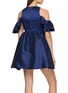 Back View - Click To Enlarge - KIKA VARGAS - Alexia Cold Shoulder Mini Dress