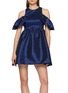 KIKA VARGAS Alexia Cold Shoulder Mini Dress