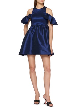 Figure View - Click To Enlarge - KIKA VARGAS - Alexia Cold Shoulder Mini Dress