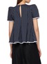 Back View - Click To Enlarge - KIKA VARGAS - Nilla Striped Cotton Top