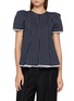 KIKA VARGAS Nilla Striped Cotton Top