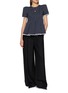Figure View - Click To Enlarge - KIKA VARGAS - Nilla Striped Cotton Top