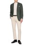 Figure View - Click To Enlarge - RING JACKET - Single Breasted Textured Wool Blazer