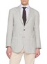 RING JACKET Single Breasted Melange Blazer