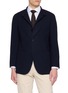 RING JACKET Single Breasted Textured Wool Jacket