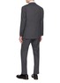 Back View - Click To Enlarge - RING JACKET - Single Breasted Wool Suit