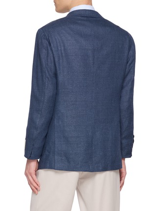 Back View - Click To Enlarge - RING JACKET - Single Breasted Textured Blazer