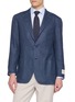 RING JACKET Single Breasted Textured Blazer