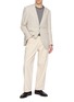 Figure View - Click To Enlarge - RING JACKET - Single Breasted Collarless Blazer