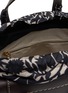 Detail View - Click To Enlarge - CUBA LAB - Habanera Silk Eclipse Leather Bucket Bag