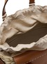 Detail View - Click To Enlarge - CUBA LAB - Habanera Fringes Pain Brule Leather Raffia Bucket Bag