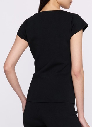 Front View - Click To Enlarge - SKIMS - Refined Knit Scoop Neck T-Shirt