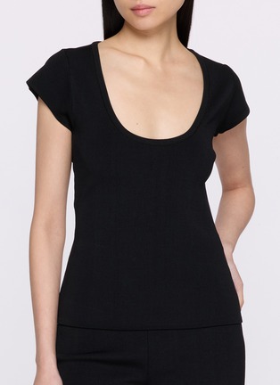 Figure View - Click To Enlarge - SKIMS - Refined Knit Scoop Neck T-Shirt