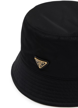 Detail View - Click To Enlarge - PRADA - Enamelled Logo Re-Nylon Bucket Hat