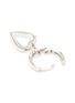 Detail View - Click To Enlarge - AVGVST - Small Rock Crystal Heart Single Earring