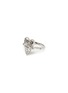 Main View - Click To Enlarge - AVGVST - Yes Rhodium Plated Silver Flip Ring
