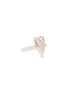 AVGVST Heart of Avgvst Rhodium Plated Silver Flip Ring