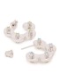 Detail View - Click To Enlarge - AVGVST - X J.Kim Tube Embrace Petal Hoops