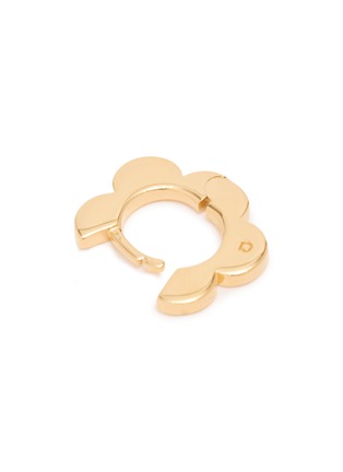 Detail View - Click To Enlarge - AVGVST - X J.Kim Small 14K Gold Plated Silver Embrace Petal Hoops