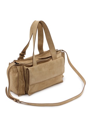 Detail View - Click To Enlarge - MIU MIU - Utilitaire Suede Leather Shoulder Bag