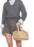 Figure View - Click To Enlarge - MIU MIU - Utilitaire Suede Leather Shoulder Bag