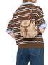 Figure View - Click To Enlarge - MIU MIU - Small Canvas and Leather Backpack