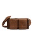 Main View - Click To Enlarge - MIU MIU - Utilitaire Suede Leather Crossbody Bag