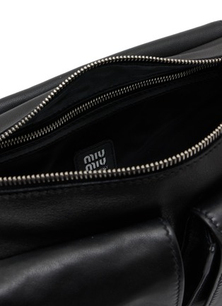 Detail View - Click To Enlarge - MIU MIU - Utilitaire Leather Crossbody Bag
