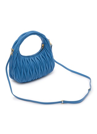 Detail View - Click To Enlarge - MIU MIU - Wander Matelassé Leather Hobo Bag
