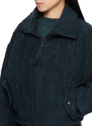  - MASNADA - Textured Full Zip Blouson Jacket