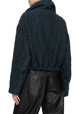 Back View - Click To Enlarge - MASNADA - Textured Full Zip Blouson Jacket