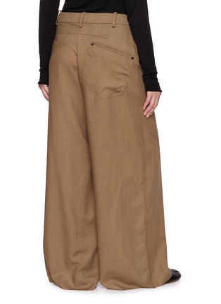 Back View - Click To Enlarge - MASNADA - Oversized Wide Leg Work Pants