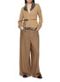 Figure View - Click To Enlarge - MASNADA - Oversized Wide Leg Work Pants