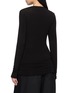 Back View - Click To Enlarge - MASNADA - Tie Neck Long Sleeve T-Shirt