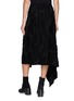 Back View - Click To Enlarge - MASNADA - Asymmetric Textured Wrap Skirt