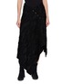MASNADA Asymmetric Textured Wrap Skirt