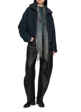Figure View - Click To Enlarge - MASNADA - Neck Scarf Knit Sweater