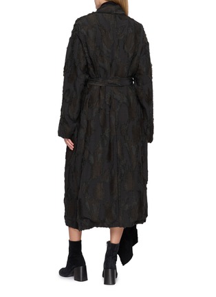 Back View - Click To Enlarge - MASNADA - Belted Textured Dressing Gown Coat