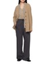 Figure View - Click To Enlarge - MASNADA - Double Front Knit Cardigan