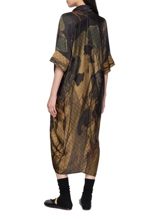 Back View - Click To Enlarge - MASNADA - Twisted Neck Dress