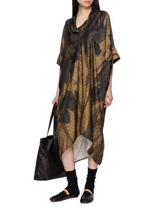 Figure View - Click To Enlarge - MASNADA - Twisted Neck Dress