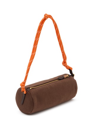 Detail View - Click To Enlarge - MIU MIU - Gabardine Logo Cotton Pouch