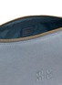 Detail View - Click To Enlarge - MIU MIU - Spirit Dabardine Pouch