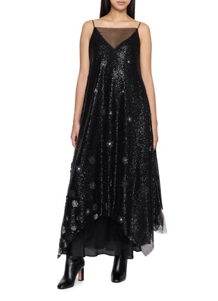 Figure View - Click To Enlarge - MARC LE BIHAN - Pointe Sequin Embellished Tulle Dress