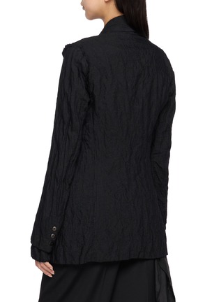 Back View - Click To Enlarge - MARC LE BIHAN - Single Breasted Asymmetric Button Blazer