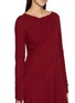  - MARC LE BIHAN - Long Sleeve Asymmetric Flared Long Dress