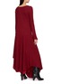Back View - Click To Enlarge - MARC LE BIHAN - Long Sleeve Asymmetric Flared Long Dress